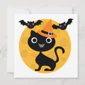 Kat en katten Halloween T-shirts en cadeautjes Kaart (Voorkant)