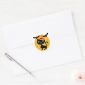 Kat en katten Halloween T-shirts en cadeautjes Vierkante Sticker (Envelop)