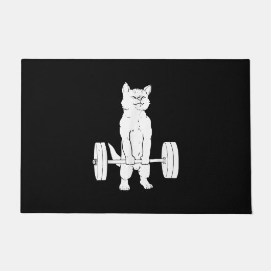 Kat- en kattengewicht deurmat (Voorkant)