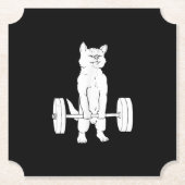 Kat- en kattengewicht kartonnen onderzetters (Voorkant)