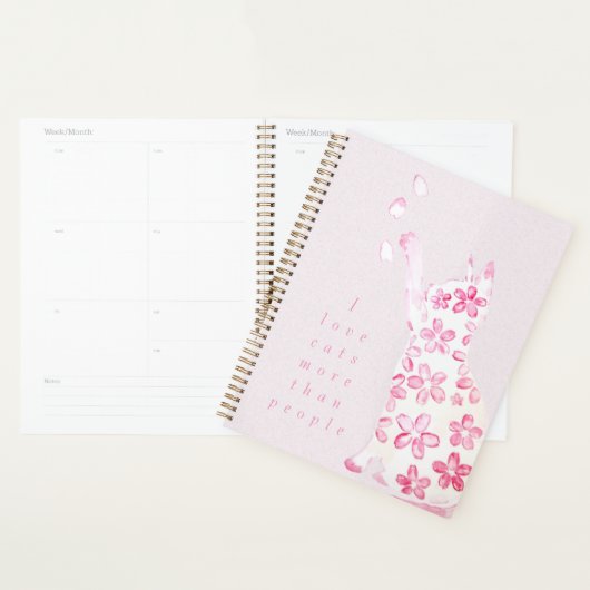 Kat- en kersenbloesem planner (Display)