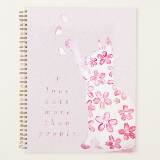 Kat- en kersenbloesem planner (Voorkant)