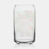 kat en kerstboom blikvorm glas (Achterkant)
