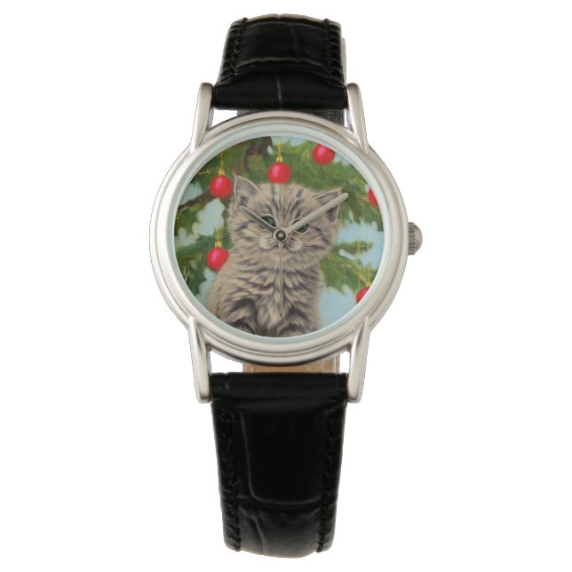  kat en kerstboom horloge (Voorkant)