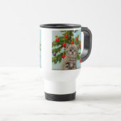 kat en kerstboom reisbeker (Voorkant rechts)