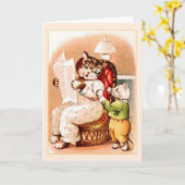  Kat- en Keukenbriefkaart Kaart (Gele Bloem)