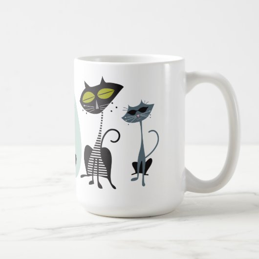 Kat en kit mok (Rechts)