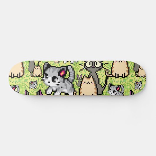 Kat en Kitten Persoonlijk Skateboard (Horizontaal)
