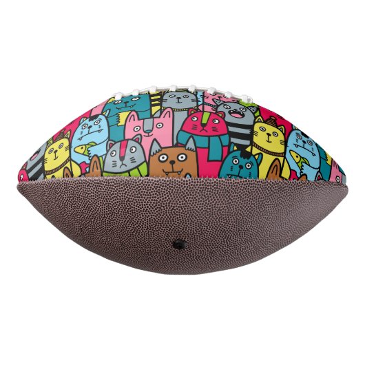 Kat en kittens american football (Gedraaid 270)