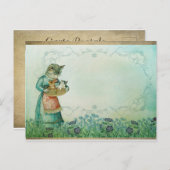  kat en Kittens, Briefkaart (Voorkant / Achterkant)