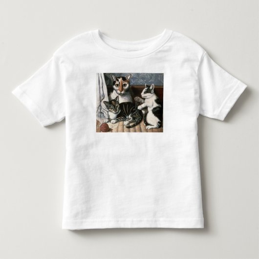 Kat en Kittens, c.1872-1883 Kinder Shirts (Voorkant)