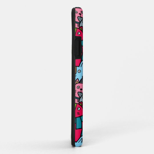 Kat en kittens Case-Mate iPhone case (Achterkant/rechts)