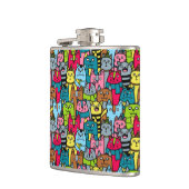 Kat en kittens heupfles (Links)