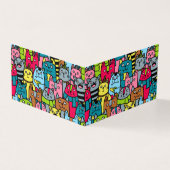 Kat en kittens kaart (Buitenkant)