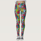 Kat en kittens leggings (Voorkant)