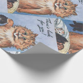 Kat en Kittens, Louis Wain Cadeaupapier (Hoek)