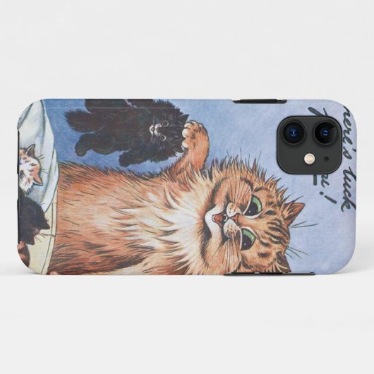 Kat en Kittens, Louis Wain Case-Mate iPhone Case (Achterkant (horizontaal))