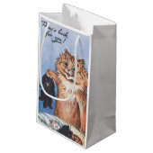 Kat en Kittens, Louis Wain Klein Cadeauzakje (Achterkant Gekanteld)