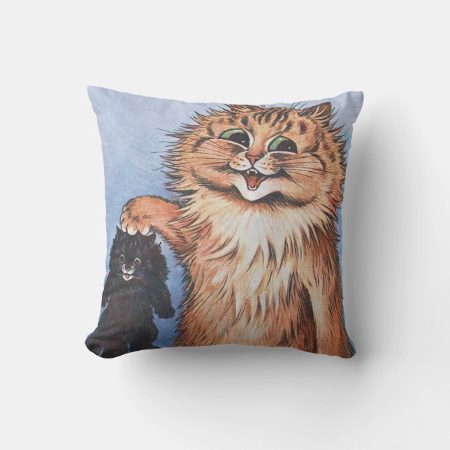 Kat en Kittens, Louis Wain Kussen (Voorkant)