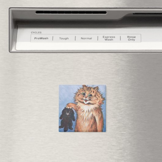 Kat en Kittens, Louis Wain Magneet (Insitu (Vaatwasser))