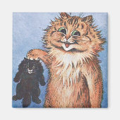 Kat en Kittens, Louis Wain Magneet (Voorkant)