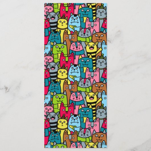 Kat en kittens menu (Voorkant)