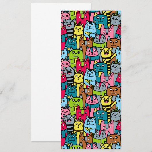 Kat en kittens menu (Voorkant / Achterkant)