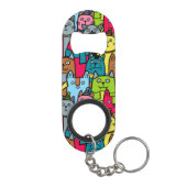 Kat en kittens mini flessenopener (Achterkant)