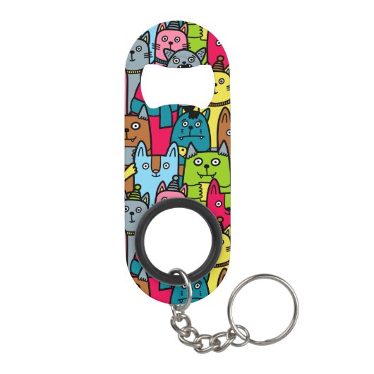 Kat en kittens mini flessenopener (Achterkant)