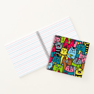 Kat en kittens notitieboek