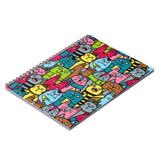 Kat en kittens notitieboek (Linkerzijde)