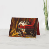 Kat en Kittens Spelen met Stoel (Achterkant)