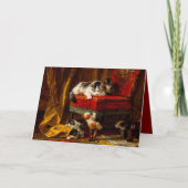 Kat en Kittens Spelen met Stoel (Voorkant)