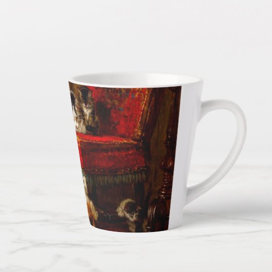 Kat en Kittens spelen met voorzitter Latte Mok (Rechts)