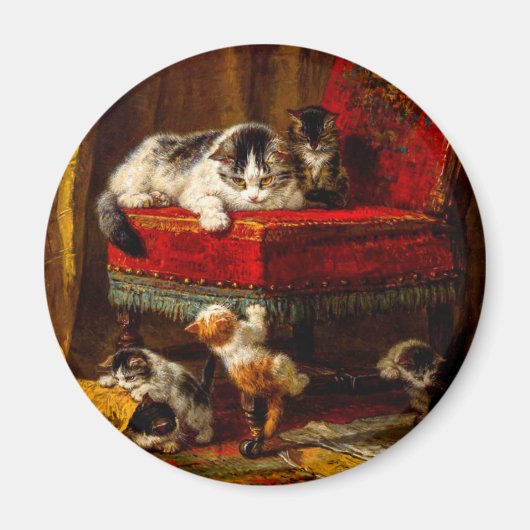 Kat en Kittens spelen met voorzitter Magneet (Voorkant)