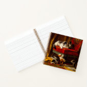 Kat en Kittens spelen met voorzitter Notitieboek (Binnen)