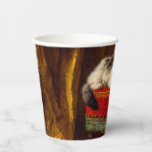 Kat en Kittens spelen met voorzitter Papieren Bekers (Voorkant)