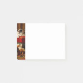 Kat en Kittens spelen met voorzitter Post-it® Notes (Voorkant)