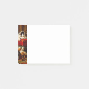 Kat en Kittens spelen met voorzitter Post-it® Notes