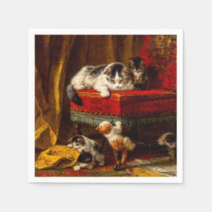Kat en Kittens spelen met voorzitter Servet