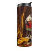 Kat en Kittens spelen met voorzitter Thermosbeker (Gedraaid links)