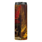 Kat en Kittens spelen met voorzitter Thermosbeker (Achterkant)