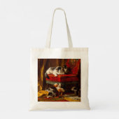 Kat en Kittens spelen met voorzitter Tote Bag (Achterkant)