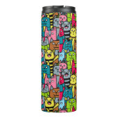 Kat en kittens thermosbeker (Achterkant)