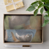 Kat en Kittens Wilhelm Schwar Art Tissuepapier (Geschenk)