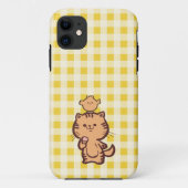 Kat en kleine kip Case-Mate iPhone case (Achterkant)