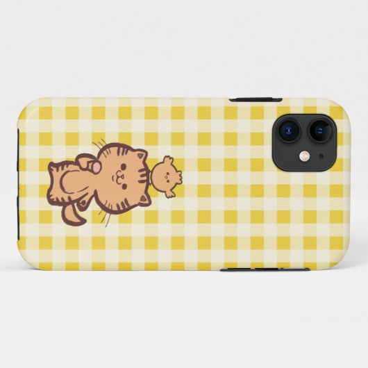 Kat en kleine kip Case-Mate iPhone case (Achterkant (horizontaal))