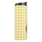 Kat en kleine kip thermosbeker (Gedraaid links)