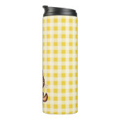 Kat en kleine kip thermosbeker (Geroteerd rechts)