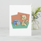 Kat en klip van viskuit (Staand voorkant)